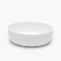 SERAX - Base - Bowl laag XL 24cm h6cm 1,90l mat wit - thumbnail