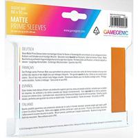 Gamegenic - Sleeves Matte Prime Orange (100 Sleeves) - thumbnail
