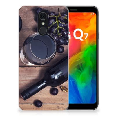 LG Q7 | Siliconen Case | Wijn