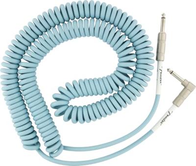 Fender Original coiled cable instrumentkabel 9m 6.3mm Blue