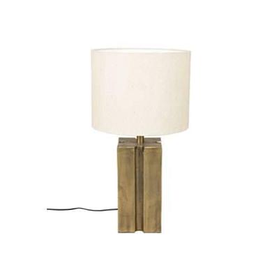 Dutchbone Tafellamp 'Roc' Linnen, 62cm hoog