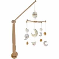 Maan muziekmobiel voor baby Natuurlijk 60x40 cm - thumbnail