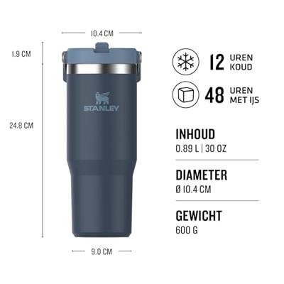 STANLEY - The Iceflow - Flip Straw tumbler 0,89l Navy