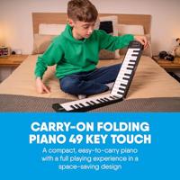 Carry-On Piano 49 Touch Black opvouwbare piano 49 toetsen - thumbnail