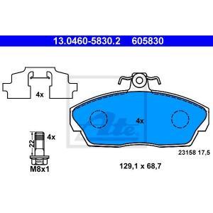 Remblokken set 13046058302 Remblokken set 13046058302