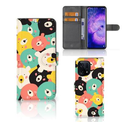 OPPO Find X5 Leuk Hoesje Bears OPPO Find X5 Leuk Hoesje Bears