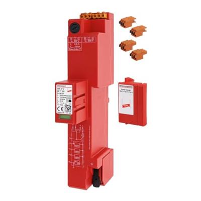 DEHN 909631 DSH ZP 2 SG TT 255 Combi-afleider Overspanningsbeveiliging voor: 40mm-verzamelrail Piece 1 stuk(s)