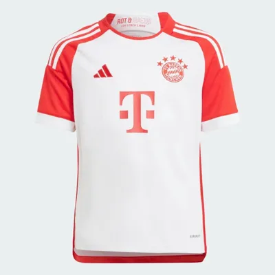 F.C. Bayern München Thuis Shirt Junior 2023/2024 - Maat 140 - Kleur: Wit | Soccerfanshop