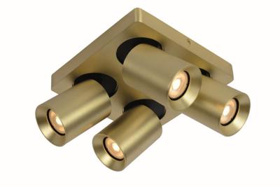 Artdelight 4-lichts opbouwspotMegano goud richtbaar - PL MEGANO4 MG