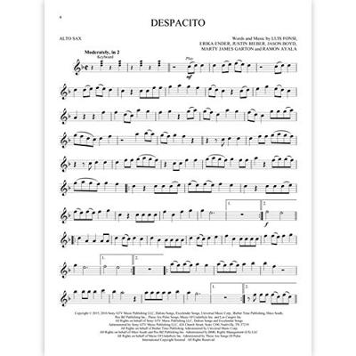 Hal Leonard 12 Pop Hits alto sax