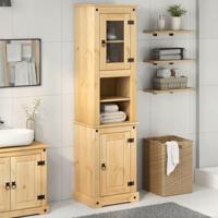 Badkamerkast Corona 50x40x185 cm massief grenenhout - thumbnail