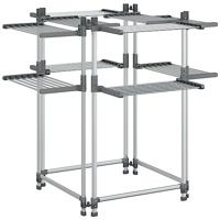 Wasrek 107x107x120 cm aluminium - thumbnail