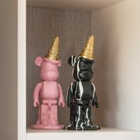 Richmond Decoratie 'Icebear' 40cm hoog, kleur Zwart - thumbnail