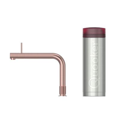 Quooker Front Keukenkraan Set - Kokend Warm- en Koud Water - Rosé Koper - met COMBI Reservoir