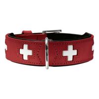 Hondenhalsband Hunter Swiss Rood/Zwart (24-28.5 cm) - thumbnail