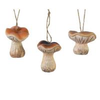 Hanger paddenstoel terracotta 8 cm 3 assorti | 24 stuks - thumbnail