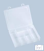 Hünersdorff Assortimentsdoos (l x b x h) 180 x 140 x 40 mm Aantal vakken: 5 Vaste onderverdeling Inhoud 1 stuk(s) - thumbnail
