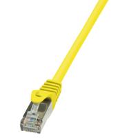 LogiLink CP1087S RJ45 Netwerkkabel, patchkabel CAT 5e F/UTP 7.50 m Geel Snagless 1 stuk(s) - thumbnail