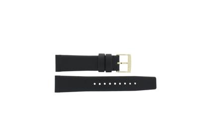 Horlogeband Marc by Marc Jacobs MBM1388 Leder Zwart 20mm