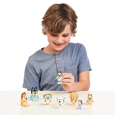 Spectron Bluey speelfiguren familie & vrienden, 8st. - thumbnail