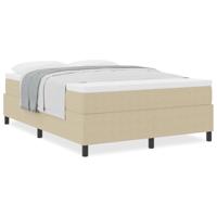 Boxspringbed met matras in lichtgroen-grijs, 140 x 200 cm, van corduroy stof - thumbnail