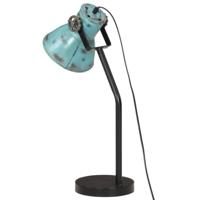 VidaXL Bureaulamp 25 w e27 17x17x60 cm verweerd blauw - thumbnail
