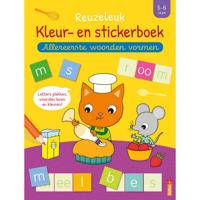 Deltas Reuzeleuk kleur- en stickerboek - Allereerste woorden vormen - thumbnail