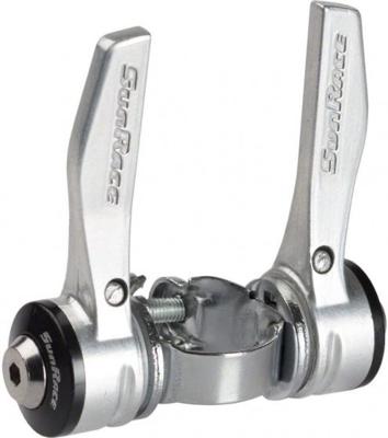 Sunrace Buisshifters slr30 7sp / r7 28,6 mm aluminium zilver