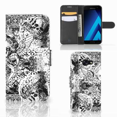 Telefoonhoesje met Naam Samsung Galaxy A5 2017 Skulls Angel