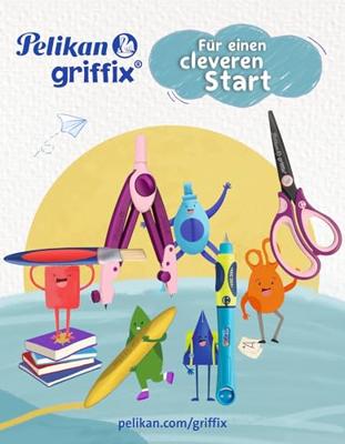 Pelikan Griffix potloodstiften, 2 mm, HB, blister van 2 doosjes van 3 stuks