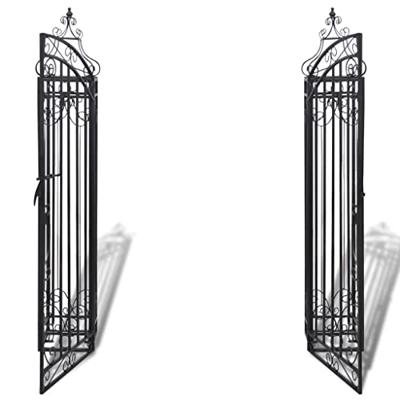 VidaXL Poort decoratief 112x20,5x134 cm smeedijzer VidaXL Poort decoratief 112x20,5x134 cm smeedijzer
