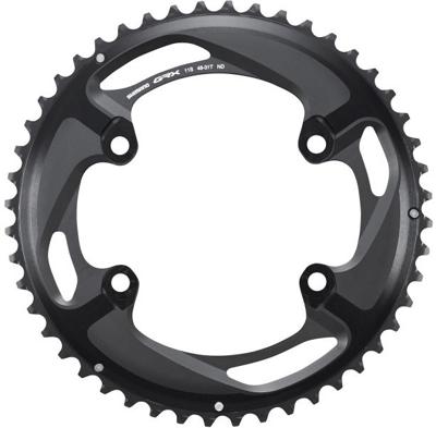 SHIMANO kettingblad 48t grx fc-rx810 2 x 11 speed zwart