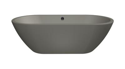 Vrijstaand bad Xenz Rens | 190x90 cm | Incl.Badafvoer-Mat wit | Sleuf overloop | Acryl | Mat wit