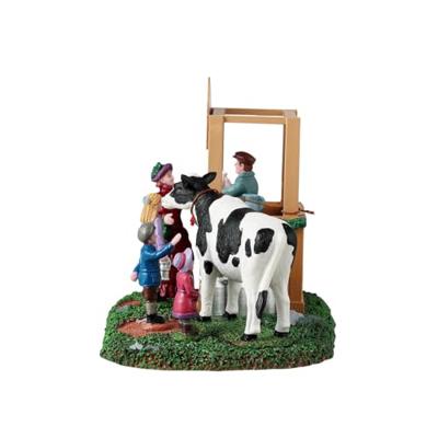 Lemax fresh milk stall kerstdorp tafereel Caddington Village 2024