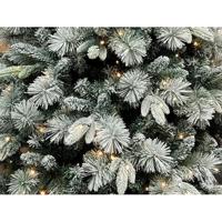 Kerstboom Home ESPRIT Groen PVC Metaal Besneeuwd 132 x 132 x 210 cm - thumbnail