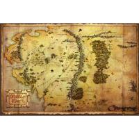 The Hobbit Map Poster 91.5x61cm - thumbnail