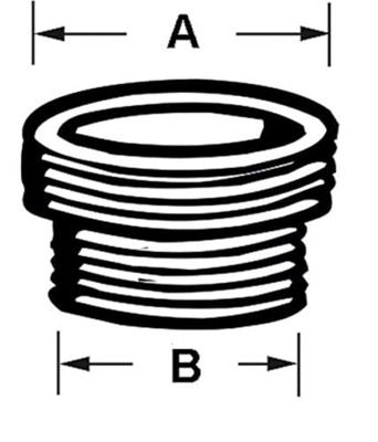 Cornat Messing/Ch Verloopstuk Mv M24X22 - TEC386308