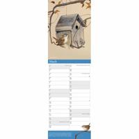 Garden Birds P. Pickering Kalender 2026 Slimline - thumbnail