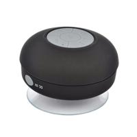 Mini draagbare subwoofer douche draadloze waterdichte Bluetooth Speaker handsfree ontvangen oproep muziek zuig microfoon voor iPhone Samsung (zwart) - thumbnail