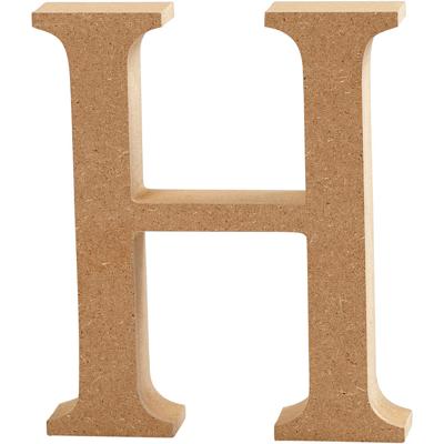 Creativ Company Letter, h, h: 13 cm, dikte 2 cm, 1 stuk