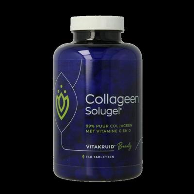 Collageen solugel tabletten met vitamine C en D 150 Tabletten
