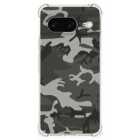 Google Pixel 8 Doorzichtige Silicone Hoesje Army Light - thumbnail