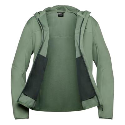 Jack wolfskin Feldberg Hoody Softshell Jas Heren Eucalyptus XL Jack wolfskin Feldberg Hoody Softshell Jas Heren Eucalyptus XL