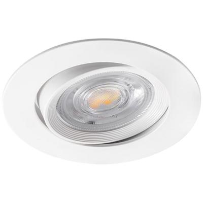 LED Inbouwspot - Brinton - 7W 630lm 38D - Dimbaar - Aanpasbare Lichtkleur 3000K-4000K-6500K - Rond - Wit