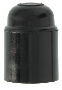 Enzo Lamphouder E27 glad zwart - 6042700