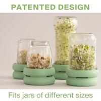 Food Huggers Sprout huggers - kweek je eigen groenten - sage green - thumbnail