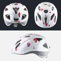 Olympic Sportswear Alpina sports kinderhelm ximo white hearts 47-51 glans - thumbnail