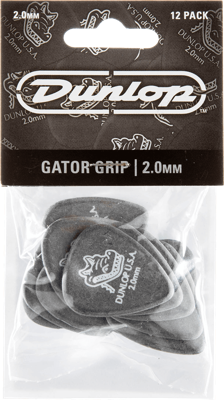 Dunlop 417P200 Gator Grip Plectrum 2.00mm 12-Pack
