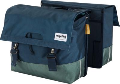 Urban Proof Recycled Fietstas Dubbel 40L - Groen Urban Proof Recycled Fietstas Dubbel 40L - Groen