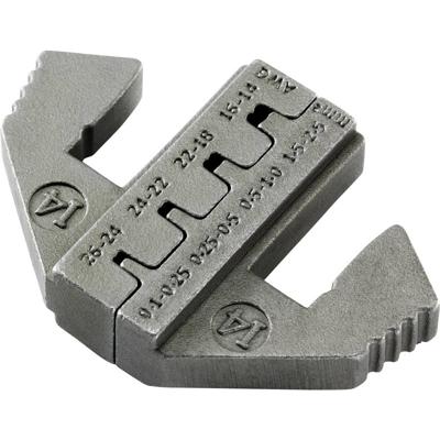 TOOLCRAFT PLE-0I4 Krimp-onderdelen Platte stekkers Krimpbereik: 0.1 tot 2.5 mm² Geschikt voor merk: TOOLCRAFT PZ-500